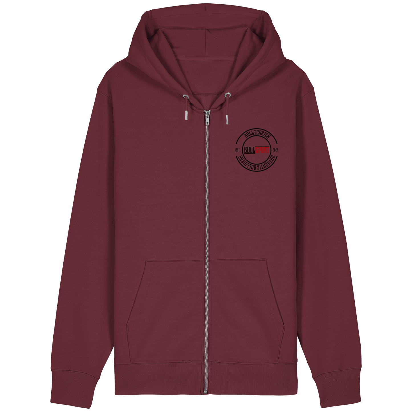 Zip Hoodie Circle EST.2025 Bullterrier