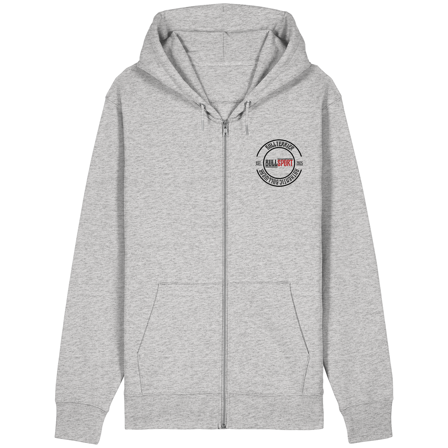 Zip Hoodie Circle EST.2025 Bullterrier