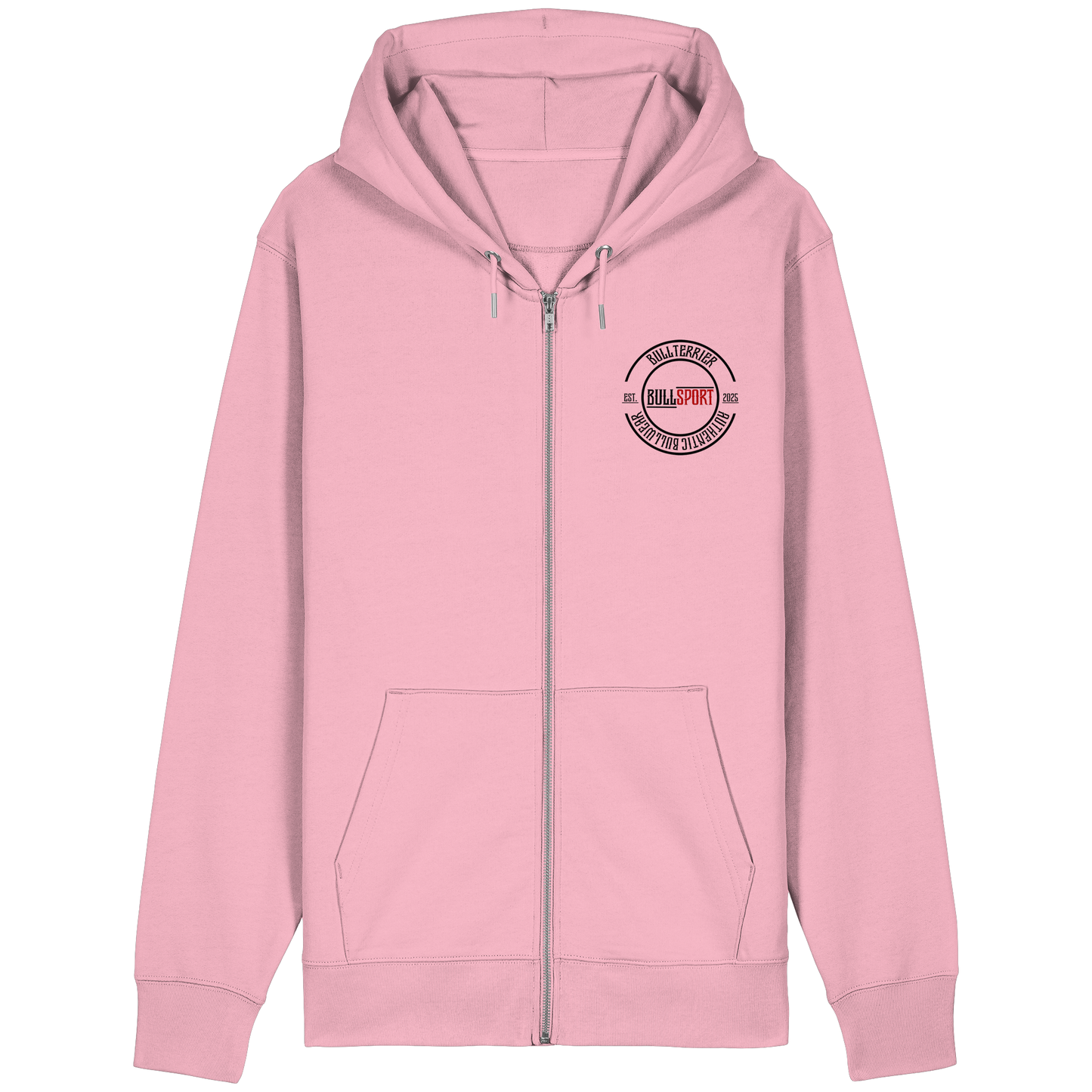 Zip Hoodie Circle EST.2025 Bullterrier
