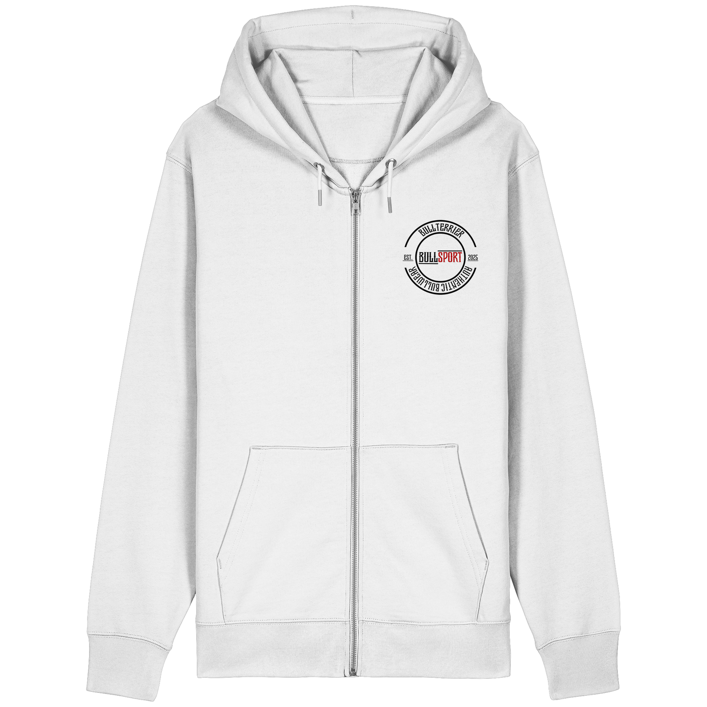 Zip Hoodie Circle EST.2025 Bullterrier